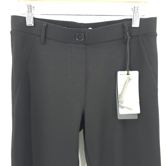 Betabrand Yoga Dress Pants Classic Straight Leg Black Pull-On Petite Small NWT - Picture 4 of 13